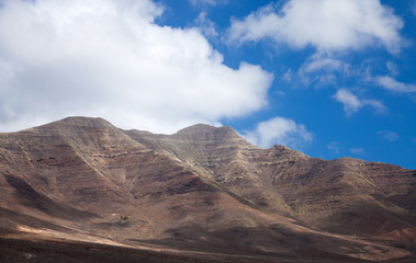 Fototapeta na wymiar Southern Fuereteventura, pasmo górskie