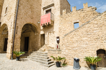 Castle in Carini, Sicily, Italy