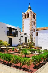 Gordijnen Santa Maria de Betancuria Church in Fuerteventura, Canary Island © nito