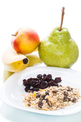 Organic Cereal with fruit