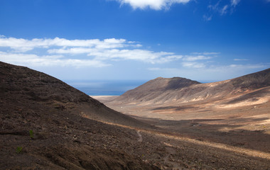 Fototapeta na wymiar Południowa Fuereteventura, Gran Dolina