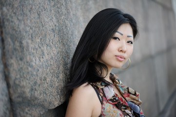 Portrait of asian woman