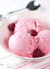 Frozen yoghurt dessert