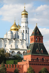 Fototapeta na wymiar Ivan Graet Bell Tower z Moskiewskim Kremlu, Rosja
