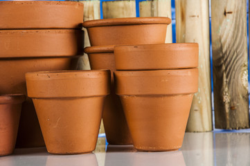 Fototapeta premium Work in garden, spring composition