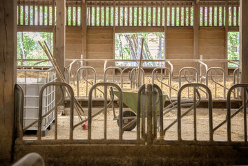 empty farm barn