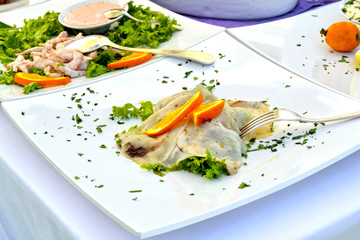 Delicious fresh dishes