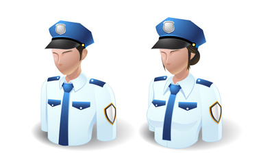 people icons : policeman