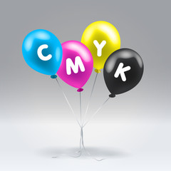 CMYK inflatable balloons