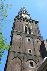 Fototapeta na wymiar Stary Kościół Amsterdam