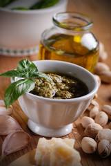 pesto alla siciliana con pistacchi di bronte