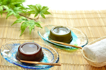 ２種類の水羊羹