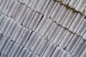 gray concrete construction block wall