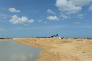 Salt production on Guajira peninsula