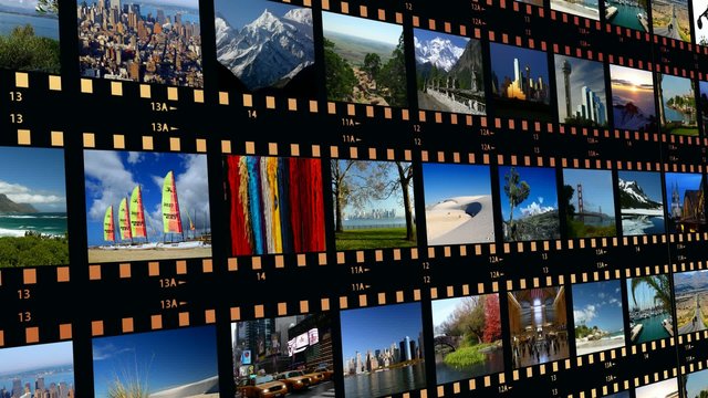 filmstrips - seamless loop