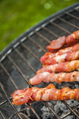 Barbecue saturated composition