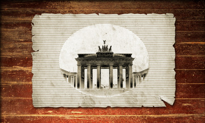 Holzplakat - Brandenburger Tor II © Thomas Reimer