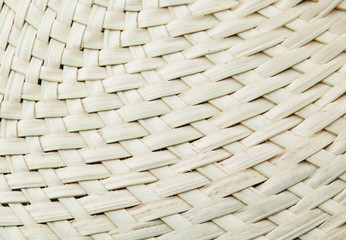 Wicker basket close up