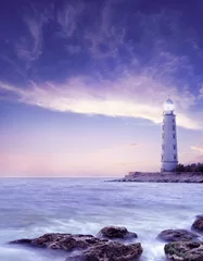 Gordijnen lighthouse © tycoon101