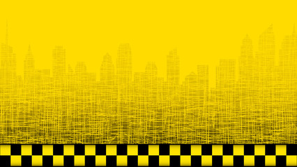 yellow taxi background