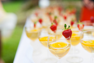 Erdbeercocktail