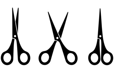 black scissors