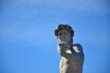 Fototapeta na wymiar Marseille : Statue de David par Jules Cantini