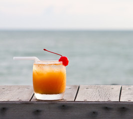 Relax with a mocktail by the beach