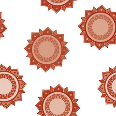 east seamless ornament