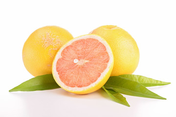 isolated grapefruit
