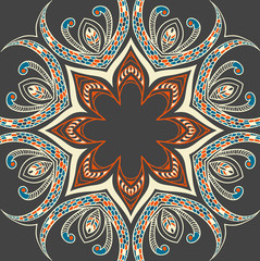 Colourful ornamental background