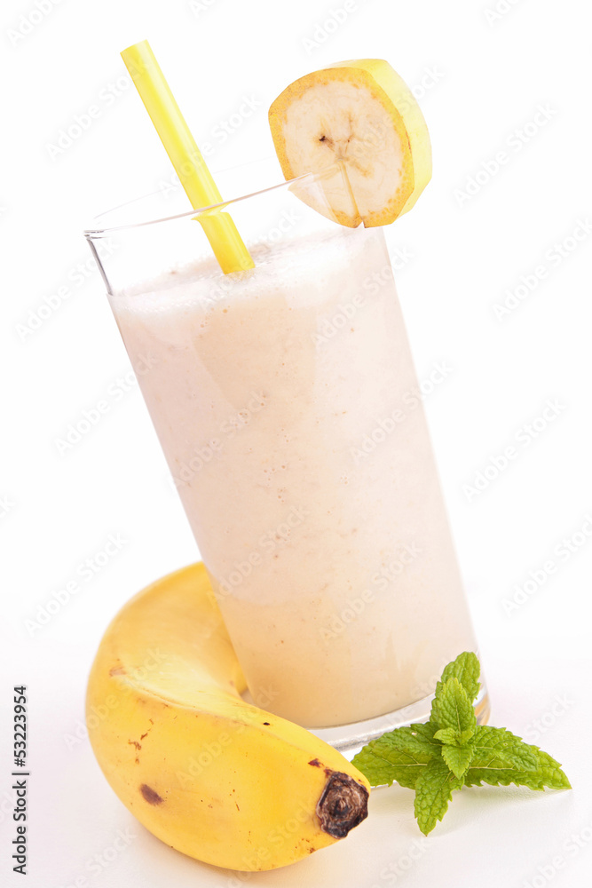 Sticker banana smoothie