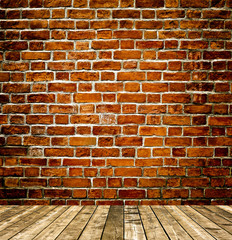 Background of light brick wall structure