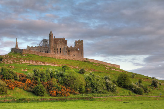 The Rock of Cashel at sunset