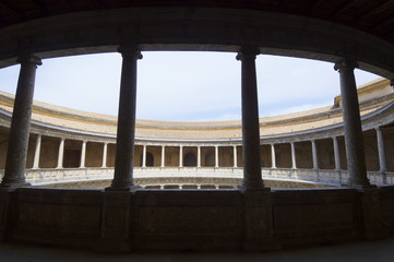 Fototapeta na wymiar circular courtyard