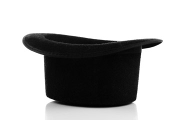 black hat isolated on white background