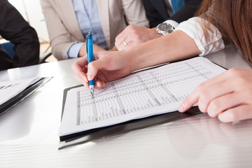 Business People Discussing New Project