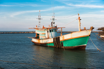 Fishing pier at chaam