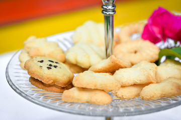Cookies on a dish