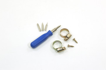 tools on white background