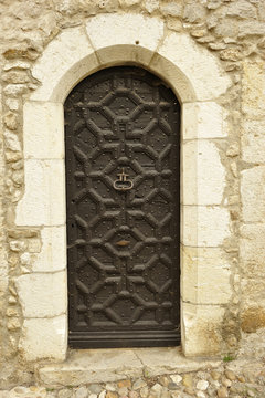 monumental medieval citadel and tourist Perouges, France