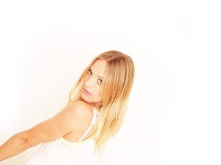 Fototapeta premium sportliche junge Frau