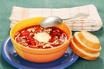 vegetable soup with tomato