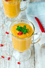 Carrot soup - puree