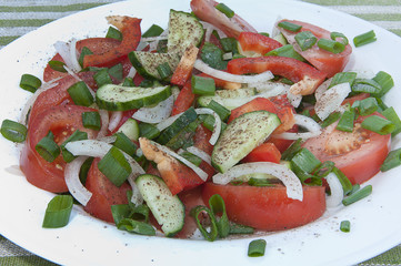 fresh mixed vegetable salad