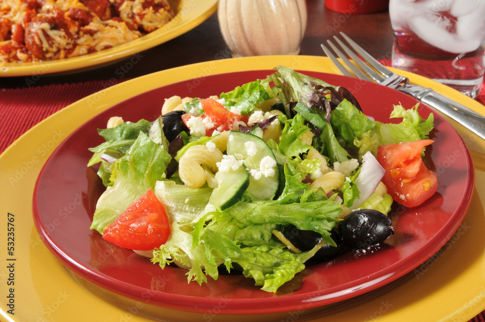 Wall mural Mediterranean Salad