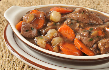 Beef stew closeup