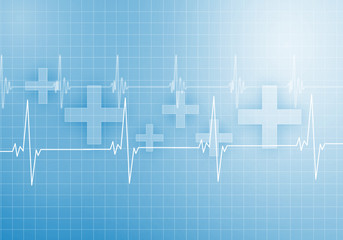 Heart beat illustration