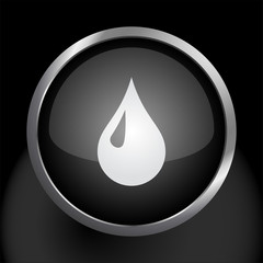 Fototapeta premium Blood Drop Icon Symbol Vector