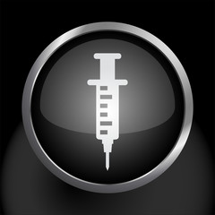 Obraz premium Syringe Health & Medical Icon Symbol Vector